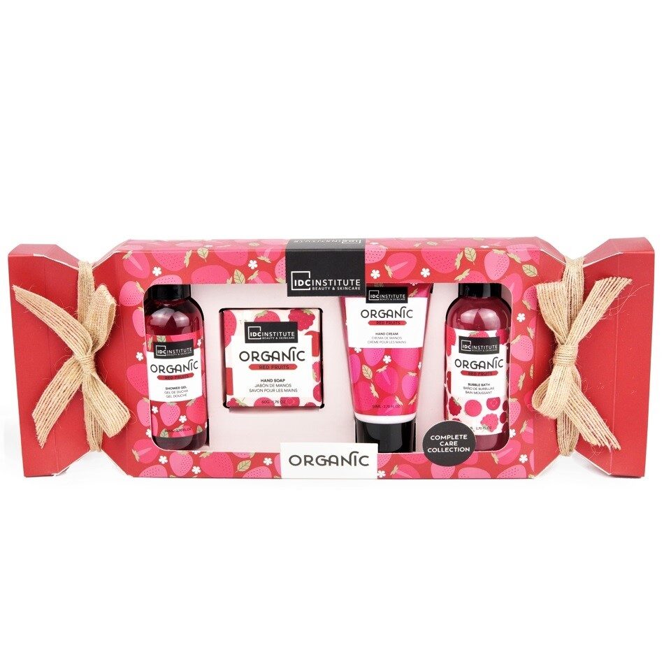  Set îngrijire pentru corp IDC Institute Organic Red Fruit Candy Giftset 4pcs